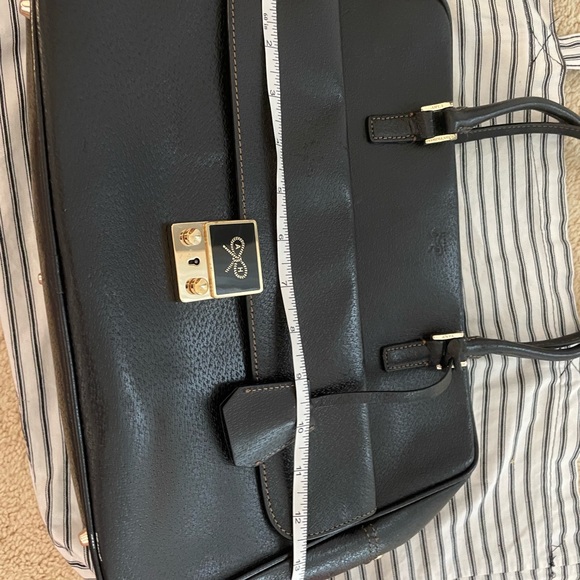 Anya Hindmarch black leather satchel Excellent shape - Picture 4 of 16